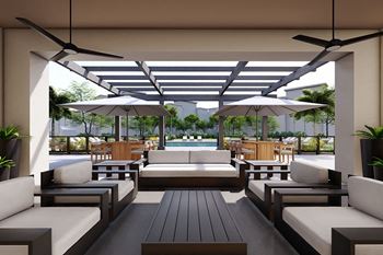 outdoor lounge l Azure Apartments in Sparks NV